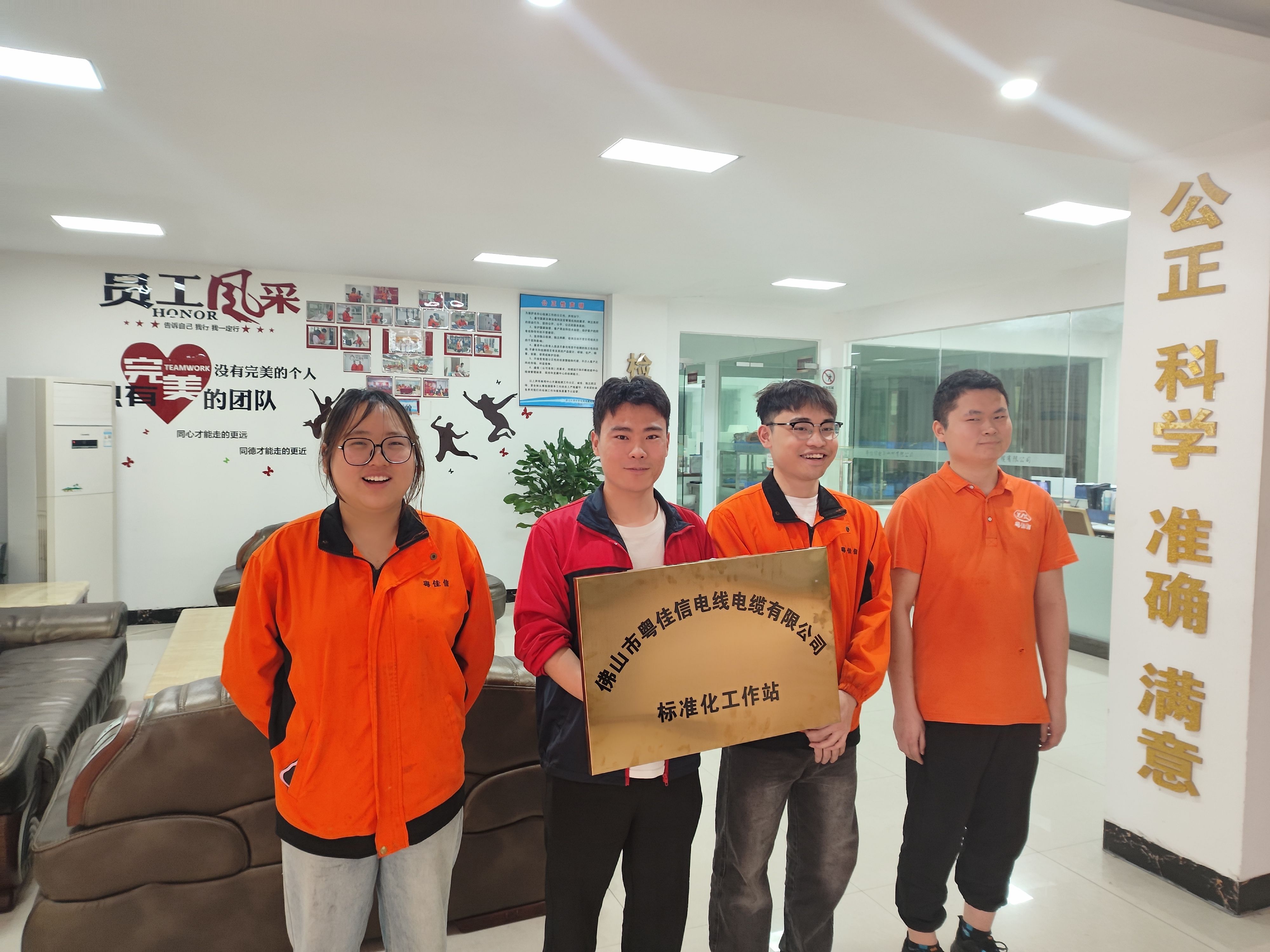 佛山市粵佳信電線(xiàn)電纜有限公司標(biāo)準(zhǔn)化試點(diǎn)工作順利推進(jìn)