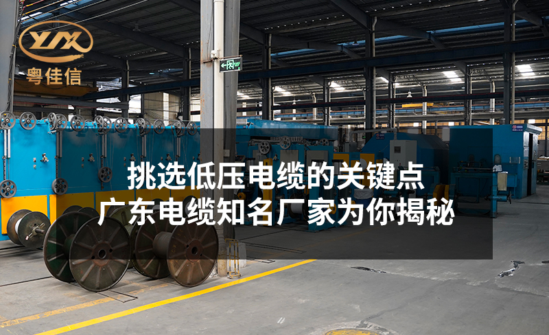 挑選低壓電纜的關(guān)鍵點，廣東電纜知名廠家粵佳信為你揭秘